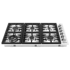 ZLINE 36" Dropin Gas Stovetop with 6 Gas Burners - RC36 - The Home Selection
