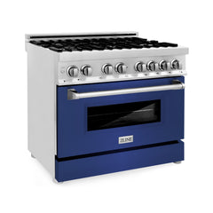 ZLINE 36" Dual Fuel Range in Stainless Steel - RA36 - The Home Selection