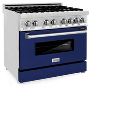 ZLINE 36" Dual Fuel Range in Stainless Steel - RA36 - The Home Selection