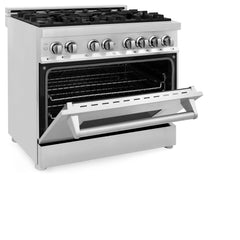 ZLINE 36" Dual Fuel Range in Stainless Steel - RA36 - The Home Selection