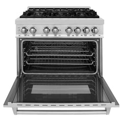ZLINE 36" Dual Fuel Range in Stainless Steel - RA36 - The Home Selection