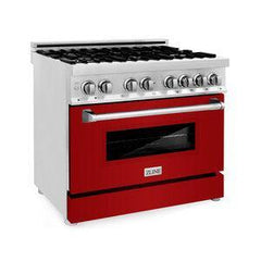 ZLINE 36" Dual Fuel Range in Stainless Steel - RA36 - The Home Selection