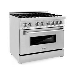 ZLINE 36" Dual Fuel Range in Stainless Steel - RA36 - The Home Selection