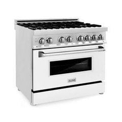 ZLINE 36" Dual Fuel Range in Stainless Steel - RA36 - The Home Selection