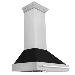 ZLINE 36" DuraSnow® Stainless Steel Range Hood with Shell (8654SNX-36) - The Home Selection