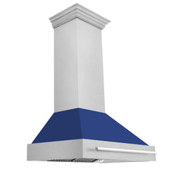 ZLINE 36" DuraSnow® Stainless Steel Range Hood with Shell (8654SNX-36) - The Home Selection