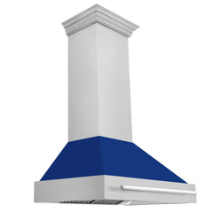 ZLINE 36" DuraSnow® Stainless Steel Range Hood with Shell (8654SNX-36) - The Home Selection