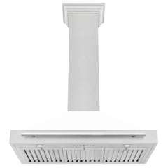 ZLINE 36" DuraSnow® Stainless Steel Range Hood with Stainless Steel Handle (KB4SNX-36) - The Home Selection
