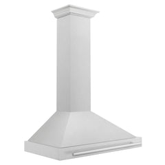 ZLINE 36" DuraSnow® Stainless Steel Range Hood with Stainless Steel Handle (KB4SNX-36) - The Home Selection
