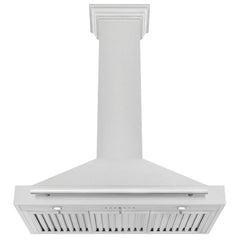 ZLINE 36" DuraSnow® Stainless Steel Range Hood with Stainless Steel Handle (KB4SNX-36) - The Home Selection