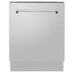 ZLINE 36" Kitchen Package with Stainless Steel Dual Fuel Range, Range Hood, Microwave Drawer and Tall Tub Dishwasher - 4KP-RARH36-MWDWV - The Home Selection