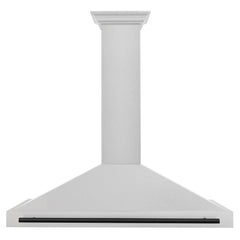 ZLINE 48" Autograph Edition DuraSnow® Stainless Steel Range Hood with DuraSnow® Stainless Steel Shell (KB4SNZ-48) - The Home Selection