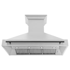 ZLINE 48" Autograph Edition Stainless Steel Range Hood with Stainless Steel Shell and Handle - 8654STZ-48 - The Home Selection