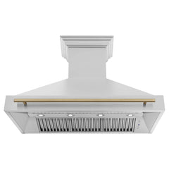 ZLINE 48" Autograph Edition Stainless Steel Range Hood with Stainless Steel Shell and Handle - 8654STZ-48 - The Home Selection