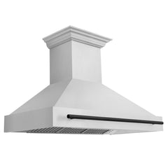 ZLINE 48" Autograph Edition Stainless Steel Range Hood with Stainless Steel Shell and Handle - 8654STZ-48 - The Home Selection