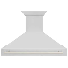 ZLINE 48" Autograph Edition Stainless Steel Range Hood with Stainless Steel Shell and Handle - 8654STZ-48 - The Home Selection