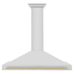 ZLINE 48" Autograph Edition Stainless Steel Range Hood with Stainless Steel Shell (KB4STZ-48) - The Home Selection