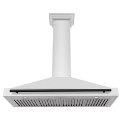 ZLINE 48" Autograph Edition Stainless Steel Range Hood with Stainless Steel Shell (KB4STZ-48) - The Home Selection