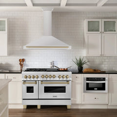 ZLINE 48" Autograph Edition Stainless Steel Range Hood with Stainless Steel Shell (KB4STZ-48) - The Home Selection