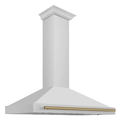 ZLINE 48" Autograph Edition Stainless Steel Range Hood with Stainless Steel Shell (KB4STZ-48) - The Home Selection