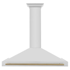 ZLINE 48" Autograph Edition Stainless Steel Range Hood with Stainless Steel Shell (KB4STZ-48) - The Home Selection