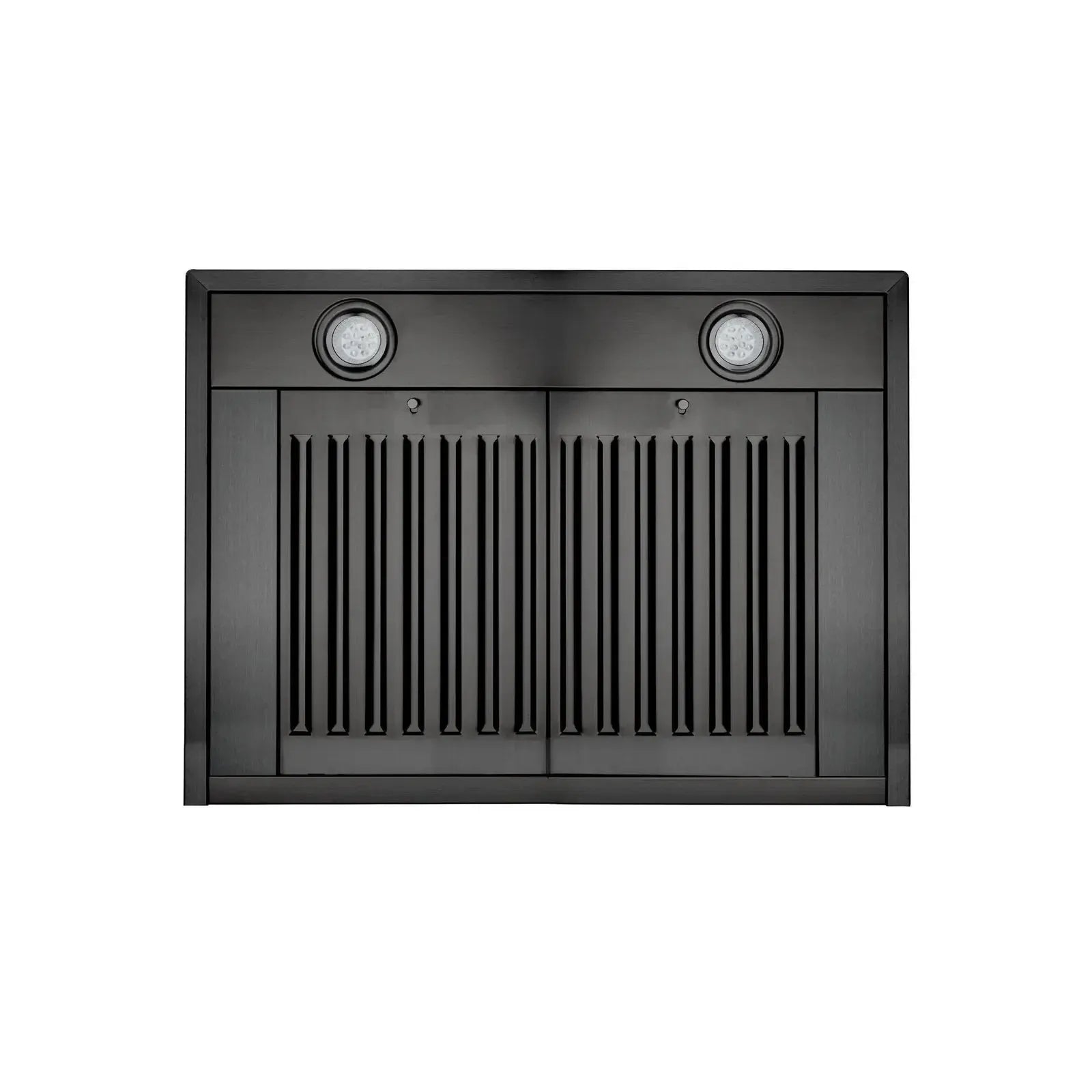 ZLINE 48" Convertible Wall Mount Range Hood in Black Stainless Steel with Set of 2 Charcoal Filters, LED lighting and Dishwasher-Safe Baffle Filters - BSKBN-CF-48 - The Home Selection