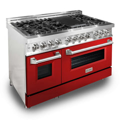 ZLINE 48" Dual Fuel Range in Stainless Steel - RA48 - The Home Selection