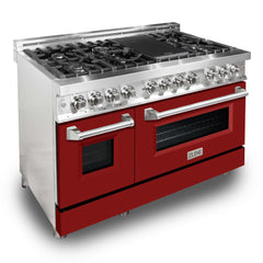 ZLINE 48" Dual Fuel Range in Stainless Steel - RA48 - The Home Selection