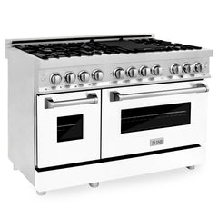 ZLINE 48" Dual Fuel Range in Stainless Steel - RA48 - The Home Selection