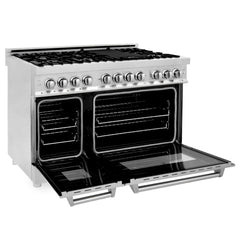 ZLINE 48" Dual Fuel Range in Stainless Steel - RA48 - The Home Selection