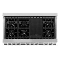 ZLINE 48" Dual Fuel Range in Stainless Steel - RA48 - The Home Selection