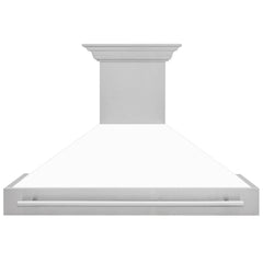 ZLINE 48" DuraSnow® Stainless Steel Range Hood with DuraSnow® Shell (8654SNX-48) - The Home Selection