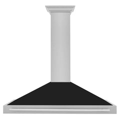 ZLINE 48" DuraSnow® Stainless Steel Range Hood with Shell and Stainless Steel Handle (KB4SNX-48) - The Home Selection