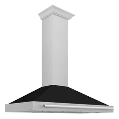 ZLINE 48" DuraSnow® Stainless Steel Range Hood with Shell and Stainless Steel Handle (KB4SNX-48) - The Home Selection
