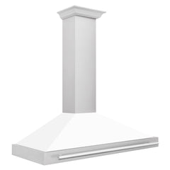 ZLINE 48" DuraSnow® Stainless Steel Range Hood with Shell and Stainless Steel Handle (KB4SNX-48) - The Home Selection