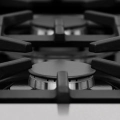 ZLINE 48-Inch Porcelain Gas Stovetop in Fingerprint Resistant Stainless Steel with 7 Gas Burners and Griddle - RTS-GR-48 - The Home Selection