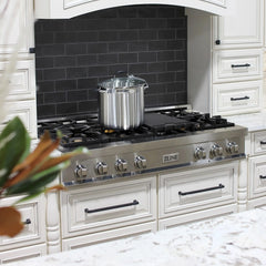 ZLINE 48" Porcelain Gas Stovetop with 7 Gas Burners and Griddle - RT48 - The Home Selection