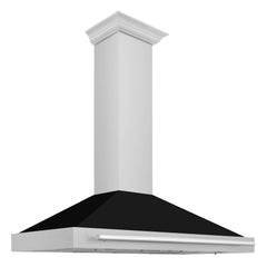 ZLINE 48" Stainless Steel Range Hood with Shell and Stainless Steel Handle (KB4STX-BLM-48) - The Home Selection