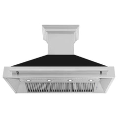 ZLINE 48" Stainless Steel Range Hood with Stainless Steel Handle (8654STX-48) - The Home Selection