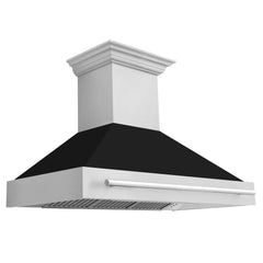 ZLINE 48" Stainless Steel Range Hood with Stainless Steel Handle (8654STX-48) - The Home Selection