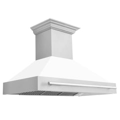 ZLINE 48" Stainless Steel Range Hood with Stainless Steel Handle (8654STX-48) - The Home Selection