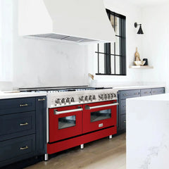 ZLINE 60" 7.4 cu. ft. Dual Fuel Range with Gas Stove and Electric Oven in Stainless Steel (RA60) - The Home Selection