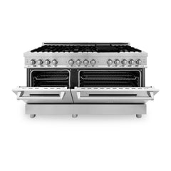 ZLINE 60" 7.4 cu. ft. Dual Fuel Range with Gas Stove and Electric Oven in Stainless Steel (RA60) - The Home Selection