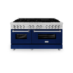 ZLINE 60" 7.4 cu. ft. Dual Fuel Range with Gas Stove and Electric Oven in Stainless Steel (RA60) - The Home Selection