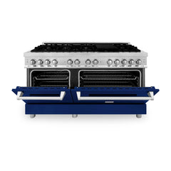 ZLINE 60" 7.4 cu. ft. Dual Fuel Range with Gas Stove and Electric Oven in Stainless Steel (RA60) - The Home Selection