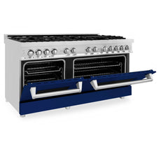 ZLINE 60" 7.4 cu. ft. Dual Fuel Range with Gas Stove and Electric Oven in Stainless Steel (RA60) - The Home Selection