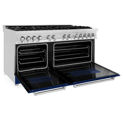 ZLINE 60" 7.4 cu. ft. Dual Fuel Range with Gas Stove and Electric Oven in Stainless Steel (RA60) - The Home Selection