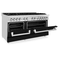 ZLINE 60" 7.4 cu. ft. Dual Fuel Range with Gas Stove and Electric Oven in Stainless Steel (RA60) - The Home Selection