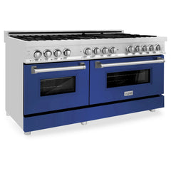 ZLINE 60" 7.4 cu. ft. Dual Fuel Range with Gas Stove and Electric Oven in Stainless Steel (RA60) - The Home Selection