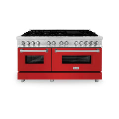 ZLINE 60" 7.4 cu. ft. Dual Fuel Range with Gas Stove and Electric Oven in Stainless Steel (RA60) - The Home Selection